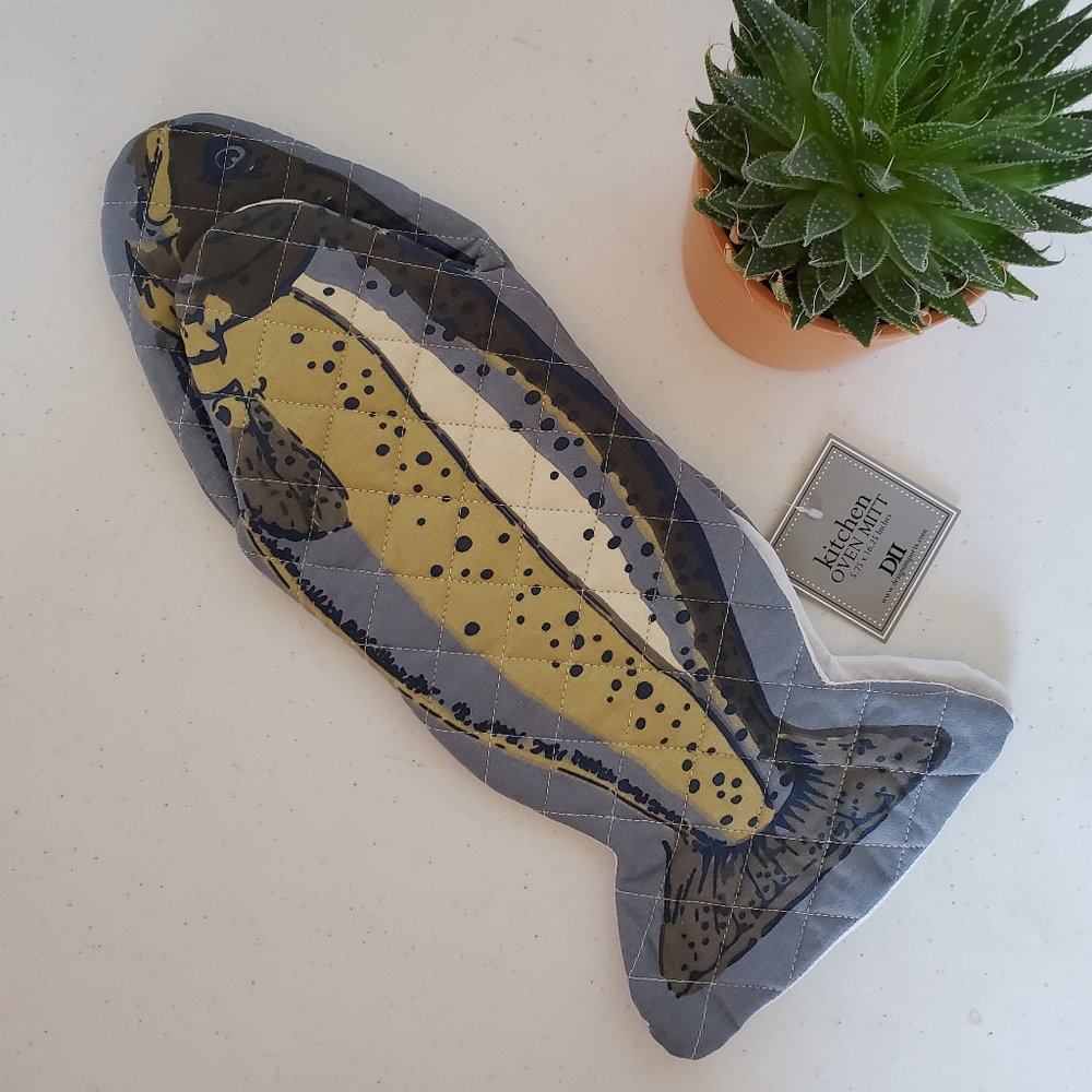 Perfect Father's Day Gift Fish Oven Mitts Fun